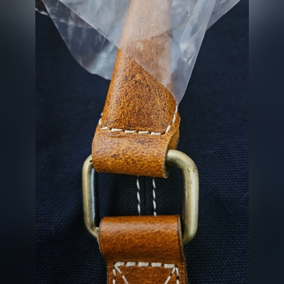 FH Wadsworth Canvas & Leather Strap Duffel Bag - NEW - Picture 6 of 10